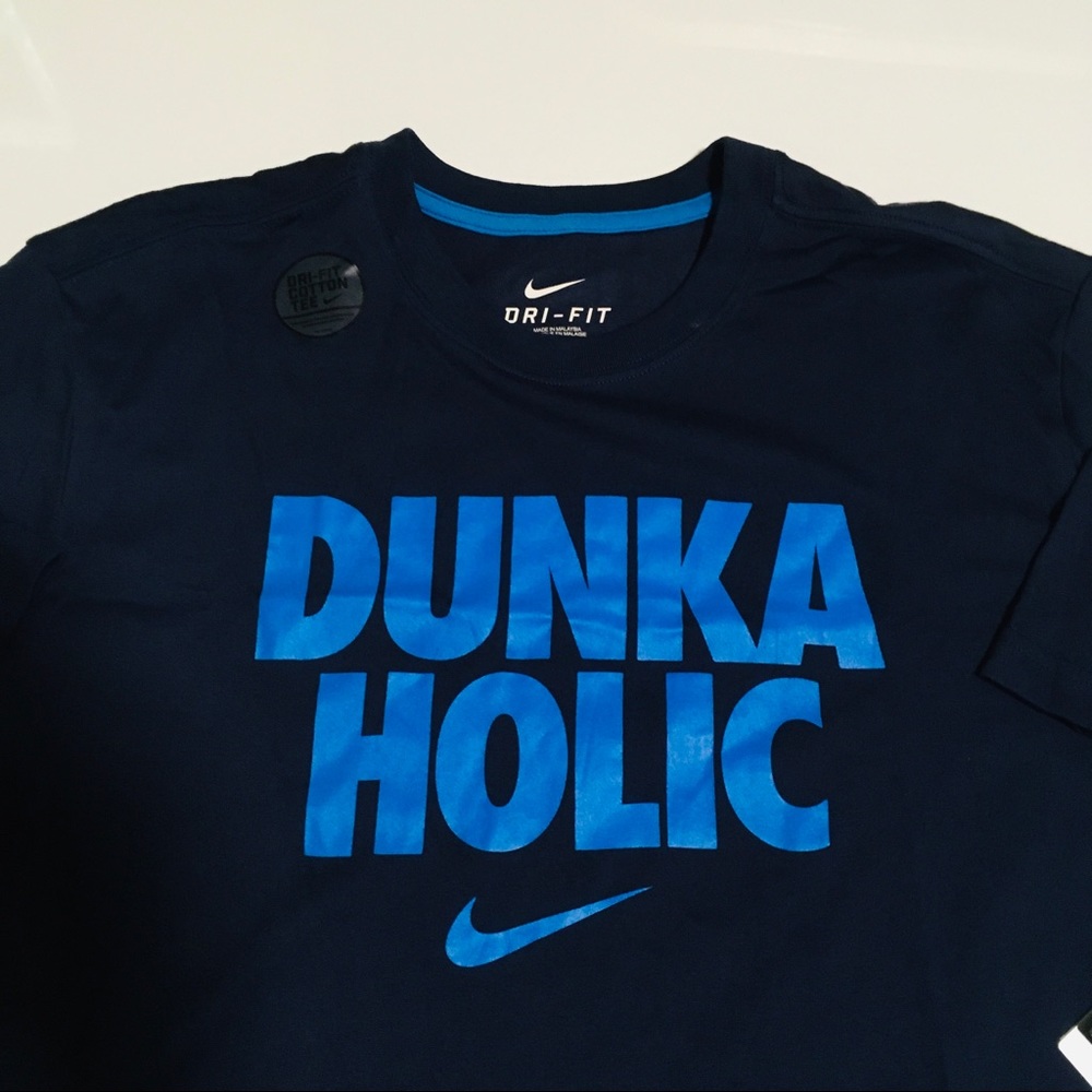 NWT Nike Dri-Fit Dunkaholic Casual Athletic T-Shirt Basketball Mens Size XXL NEW